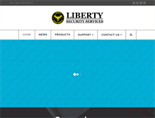 Tablet Screenshot of libertysecurityservices.com